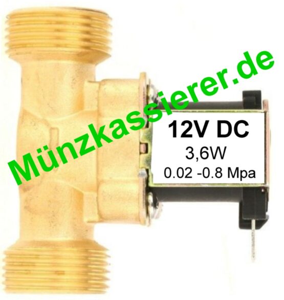 Münzkassierer Münzautomat Magnetventil DUSCHE 12V DC ⎓ Gleichstrom MKS266 MKS 266 (2)